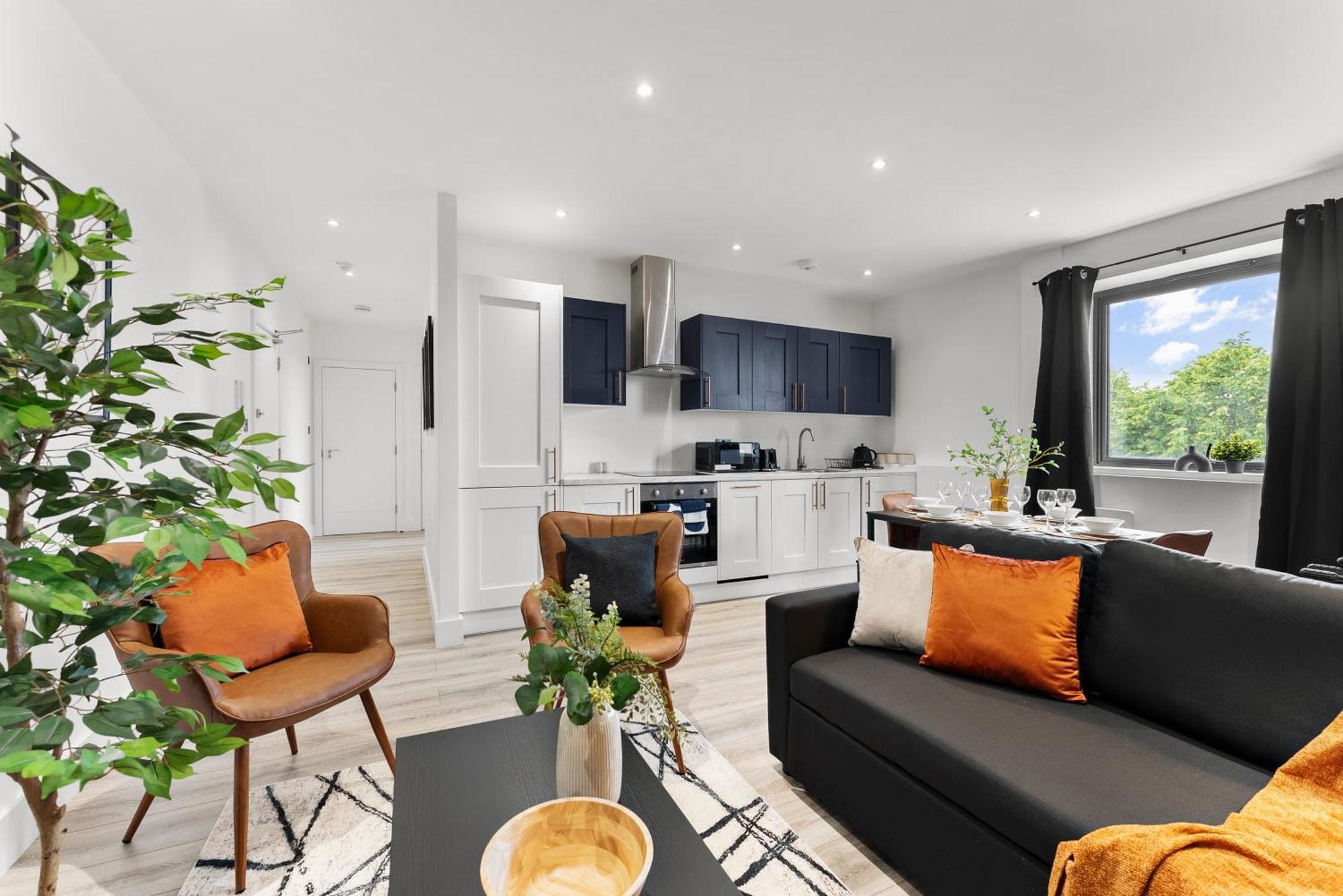 Stylish Two-bedroom Flat In Apartment Norwich